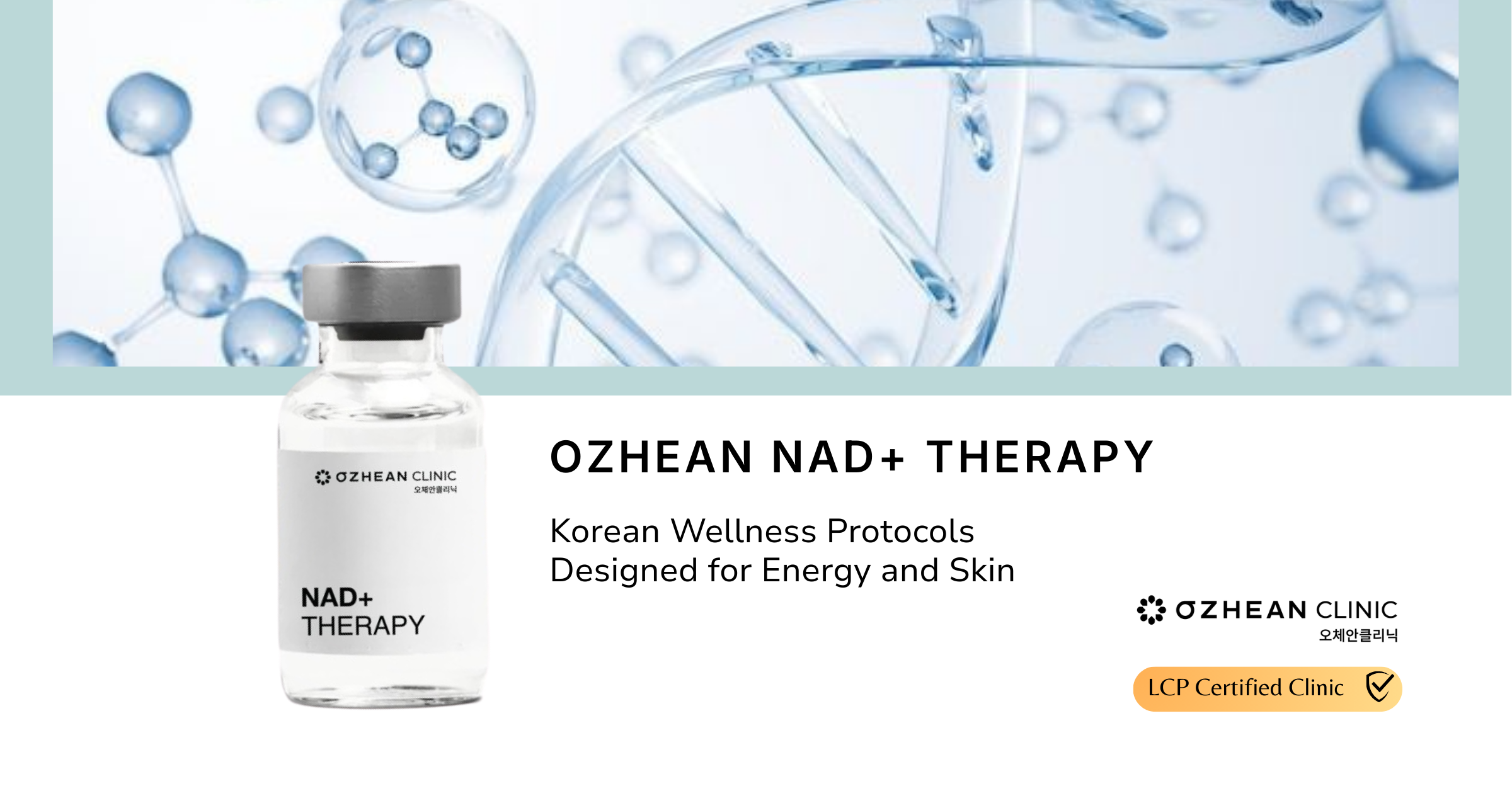 NAD+ Therapy at Ozhean: Your Korean-Inspired Reset for Energy and Skin