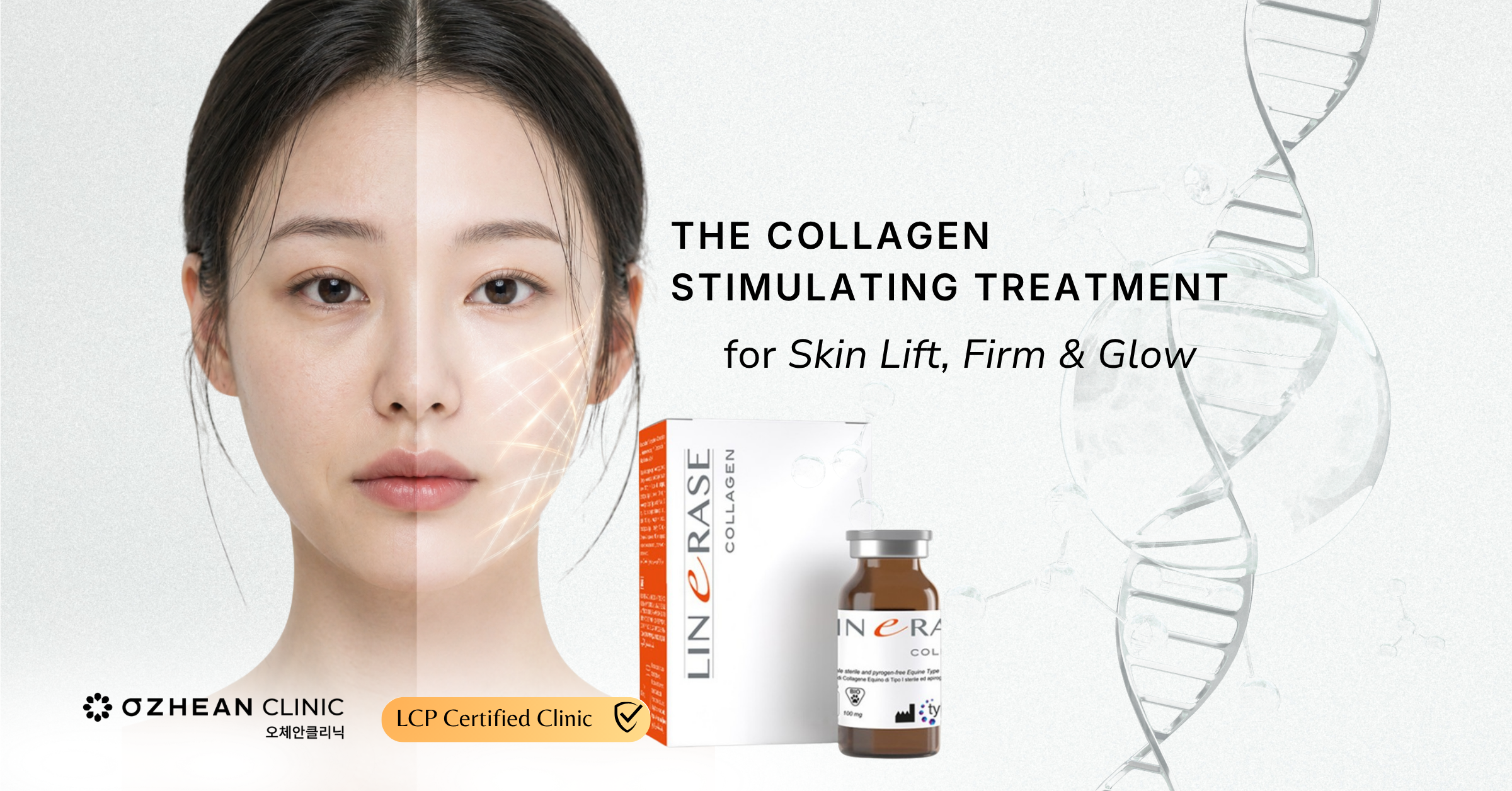 Linerase Collagen Stimulating Treatment for Skin Lift Firm & Glow